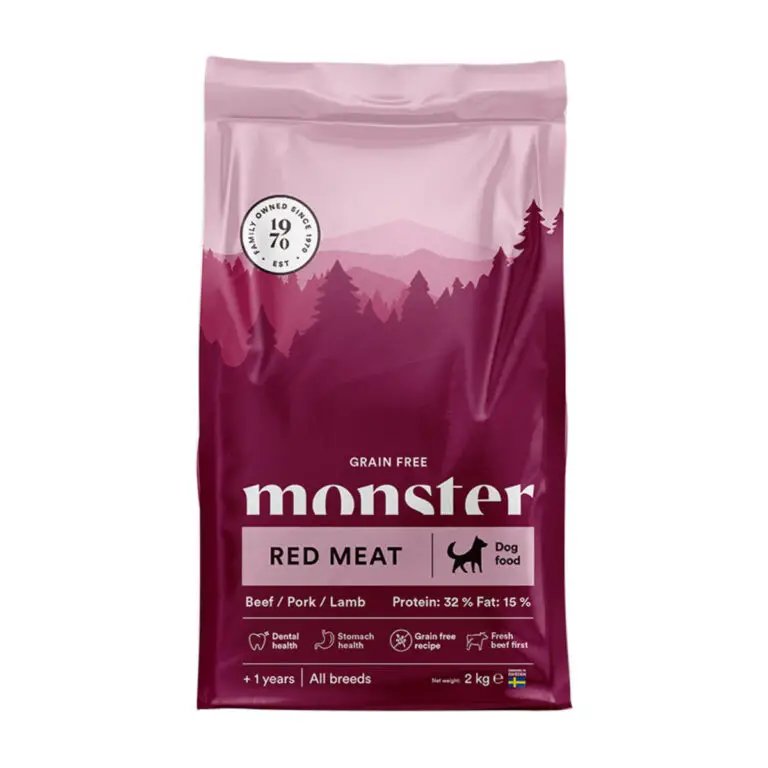 Monster Red Meat Oksekød & Lam Kornfrit Hundefoder