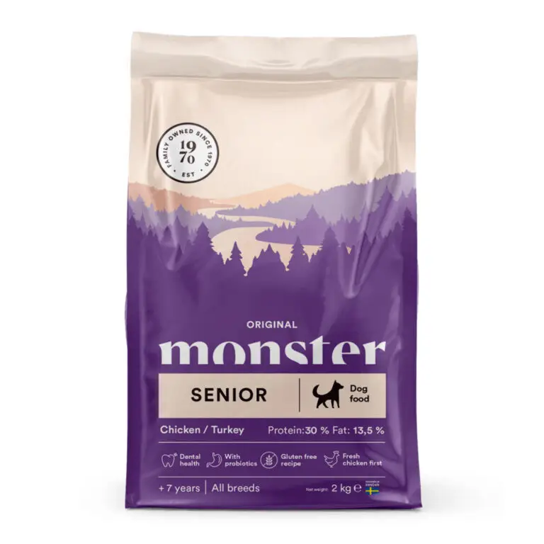 Monster Original Senior Kylling & Kalkun Hundefoder