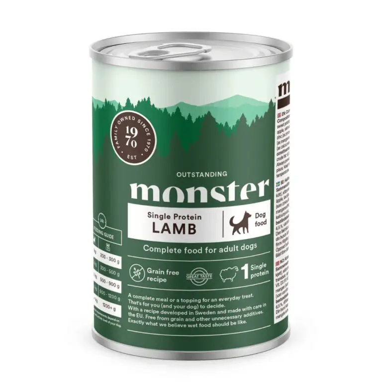 Monster Vådfoder Single Protein Lam 400 g