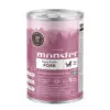 Monster Vådfoder Single Protein Gris 400 g