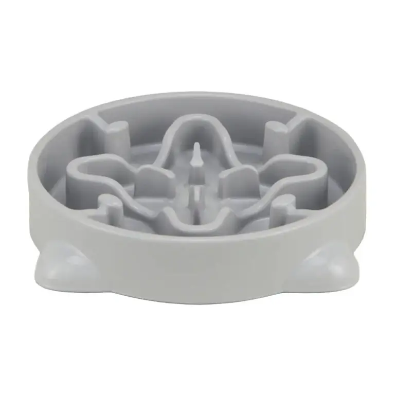 Slowfeed Madskål Grå Plastik