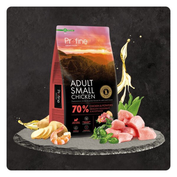Profine Hundefoder Adult Small Breed Chicken & Potatoes - Image 3
