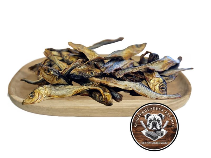 Slagterhundens Gourmet-Snack Tørrede Fisk Naturlig Hundesnack 100 g