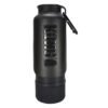 KONG H2O Drikkeflaske Sort Med Integreret Vandskål 740 ml