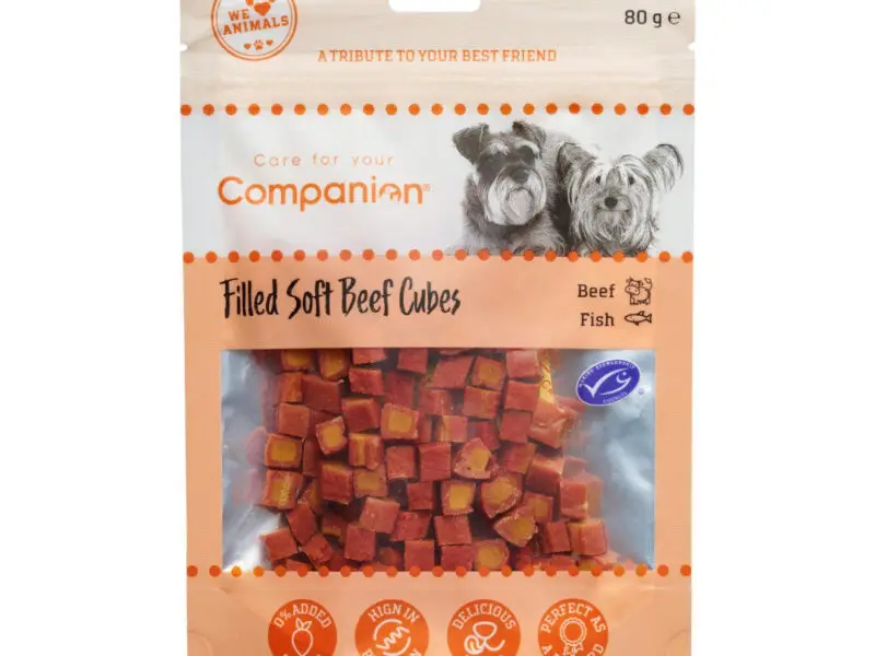Companion Filled Soft Beef Cubes 80 g