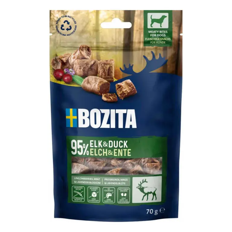 Bozita Snack Meaty Bites 95% Elg & And 70 g