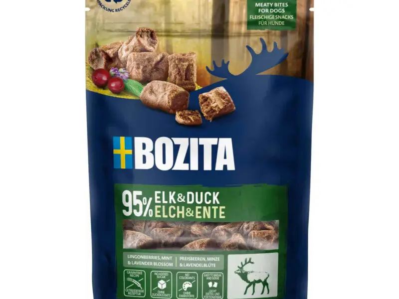 Bozita Snack Meaty Bites 95% Elg & And 70 g
