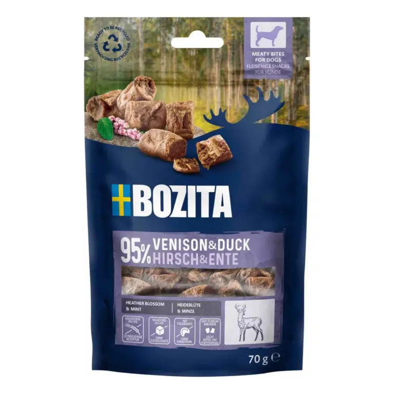 Bozita Snack Meaty Bites 95% Hjort & And 70 g