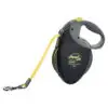 Flexi Giant Rulleline 10 Meter Bånd Sort/Neon