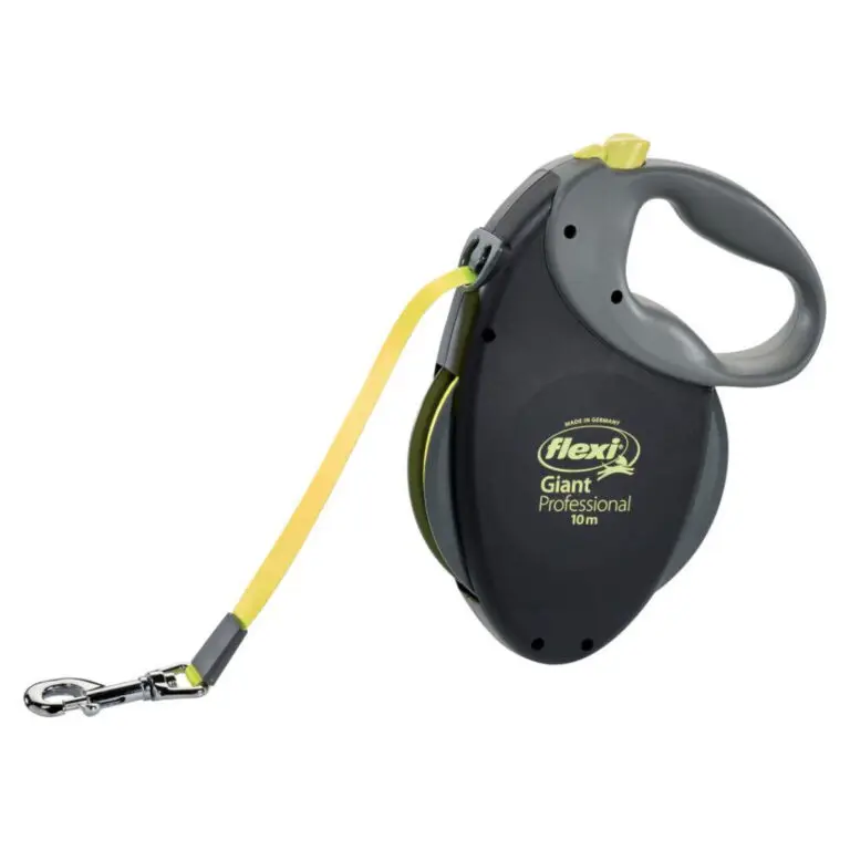 Flexi Giant Rulleline 10 Meter Bånd Sort/Neon