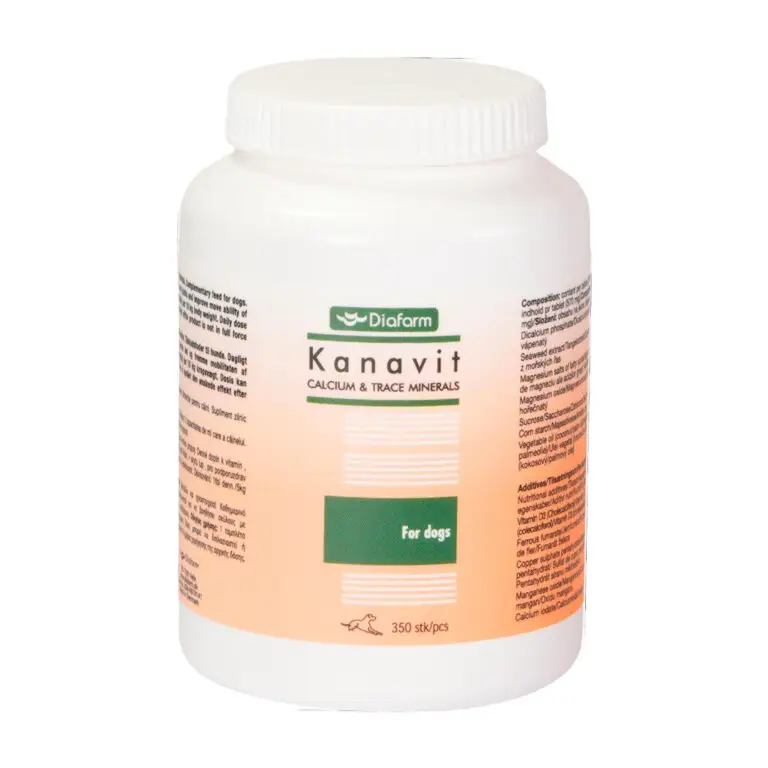 Diafarm Kanavit Calcium & Spormineraler 350 tabl.