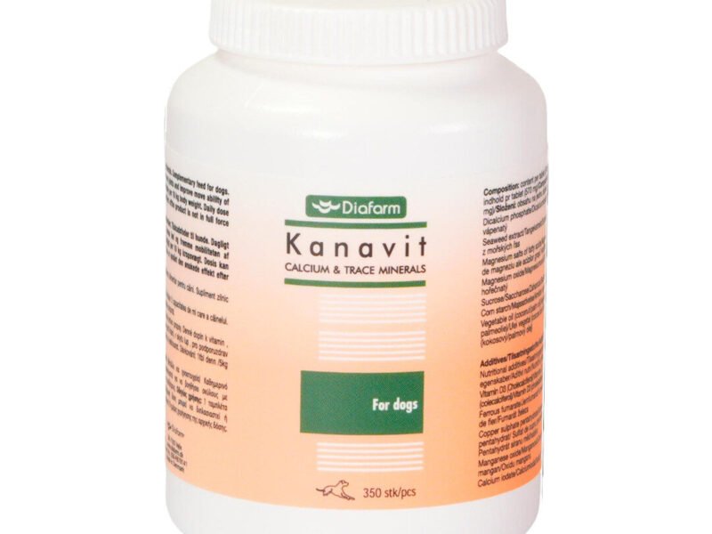 Diafarm Kanavit Calcium & Spormineraler 350 tabl.