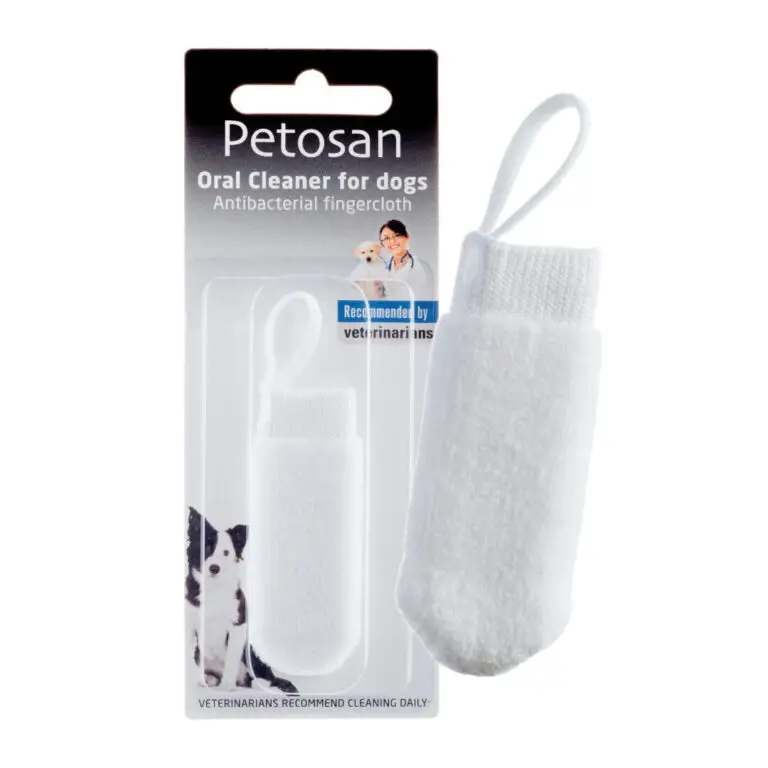 Petosan Oral Cleaner Fingertandbørste Til Hunde Microfiber