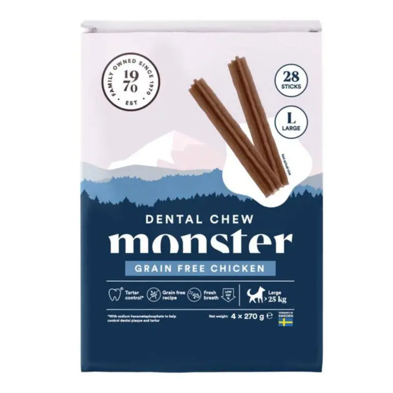Monster Dental Chews Med Kylling Large 28 stk