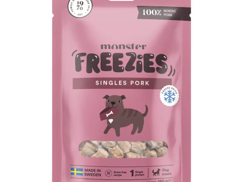 Monster Freezies Singles Pork Frysetørrede Godbidder 150 g