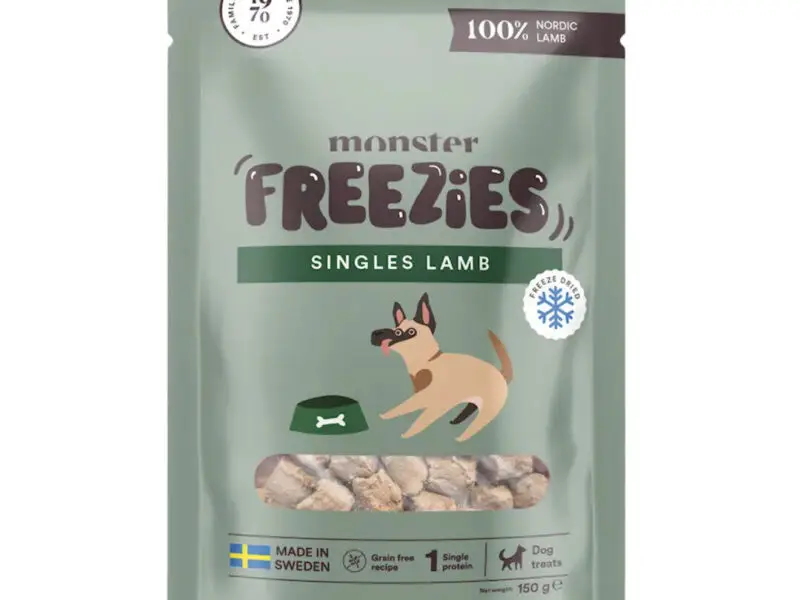 Monster Freezies Singles Lamb Frysetørrede Godbidder 150 g