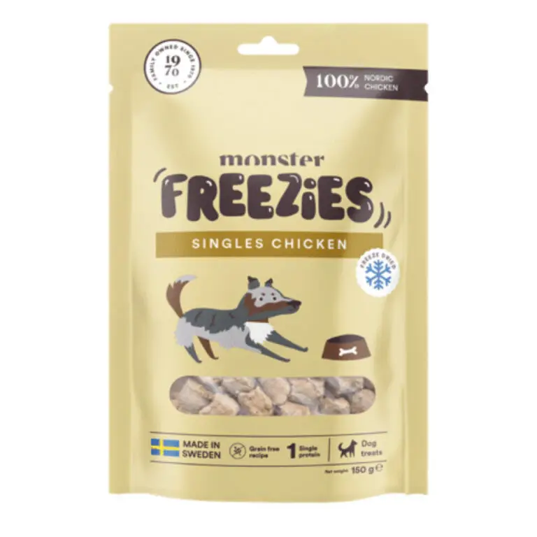 Monster Freezies Singles Chicken Frysetørrede Godbidder 150 g