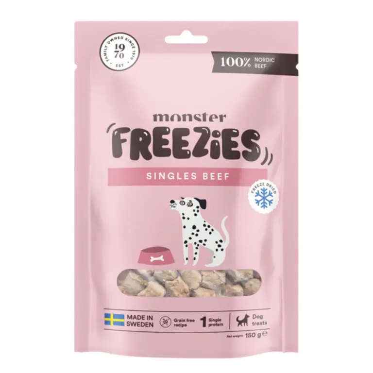 Monster Freezies Singles Beef Frysetørrede Godbidder 150 g