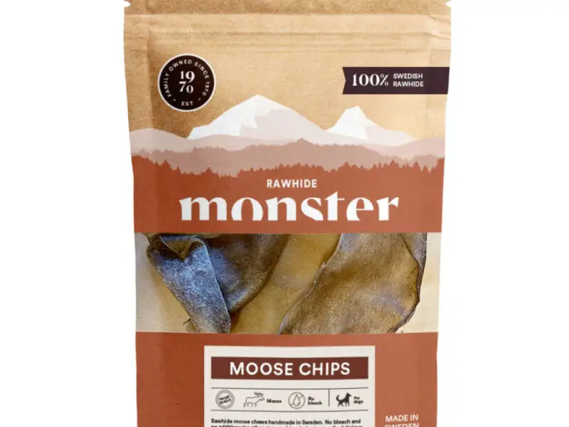 Monster Moose Chips Tørret Elghud 10 stk/ps