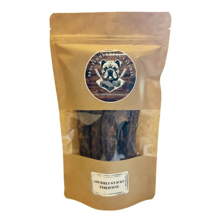 Slagterhundens Gourmet-Snack Andehalse Naturlig Hundesnack 5 stk