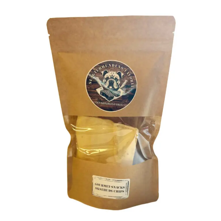 Slagterhundens Gourmet-Snack Tyggechips Naturlig Hundesnack 4 stk