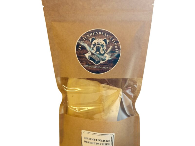 Slagterhundens Gourmet-Snack Tyggechips Naturlig Hundesnack 4 stk