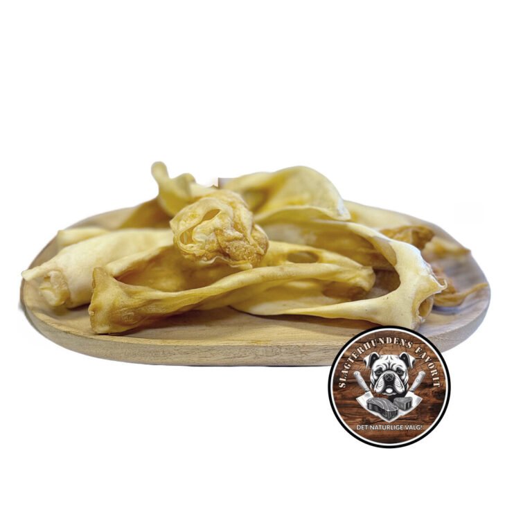 Slagterhundens Gourmet-Snack Lammeører Naturlig Hundesnack 8 stk