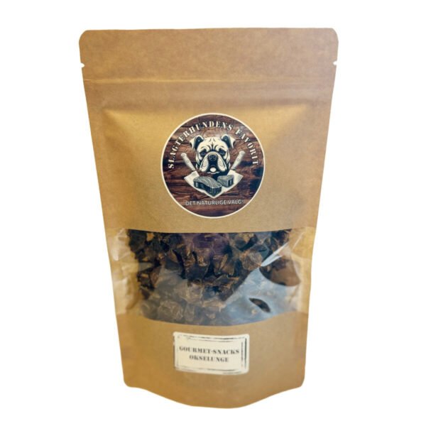Slagterhundens Gourmet-Bidder Okselunge Mini Bites Naturlig Hundegodbid 100 g - Billede 2