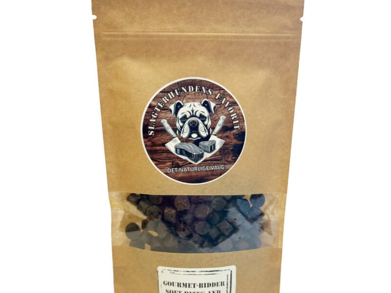 Slagterhundens Gourmet-Bidder Soft Bites And Hundegodbid 100 g