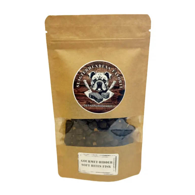 Slagterhundens Gourmet-Bidder Soft Bites Fisk Hundegodbid 100 g