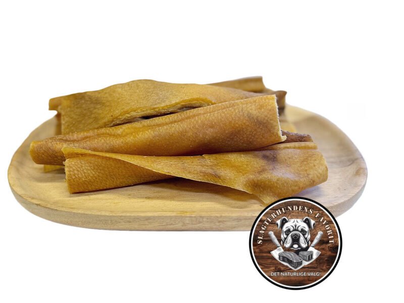 Slagterhundens Gourmet-Snack Vildsvinehud Naturlig Hundesnack 200 g