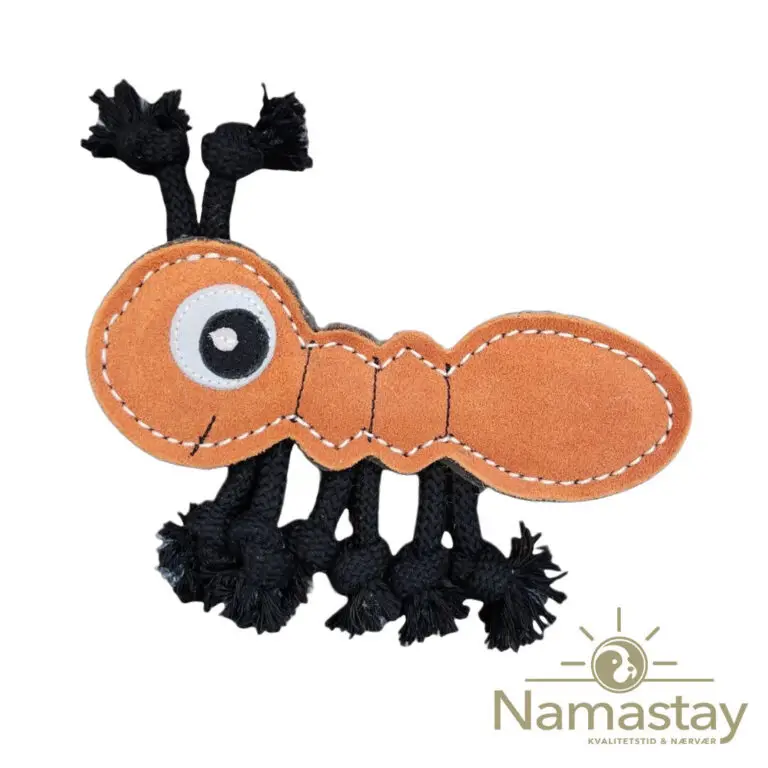 Namastay Tissemyre Ruskind & Filt Naturligt Hundelegetøj