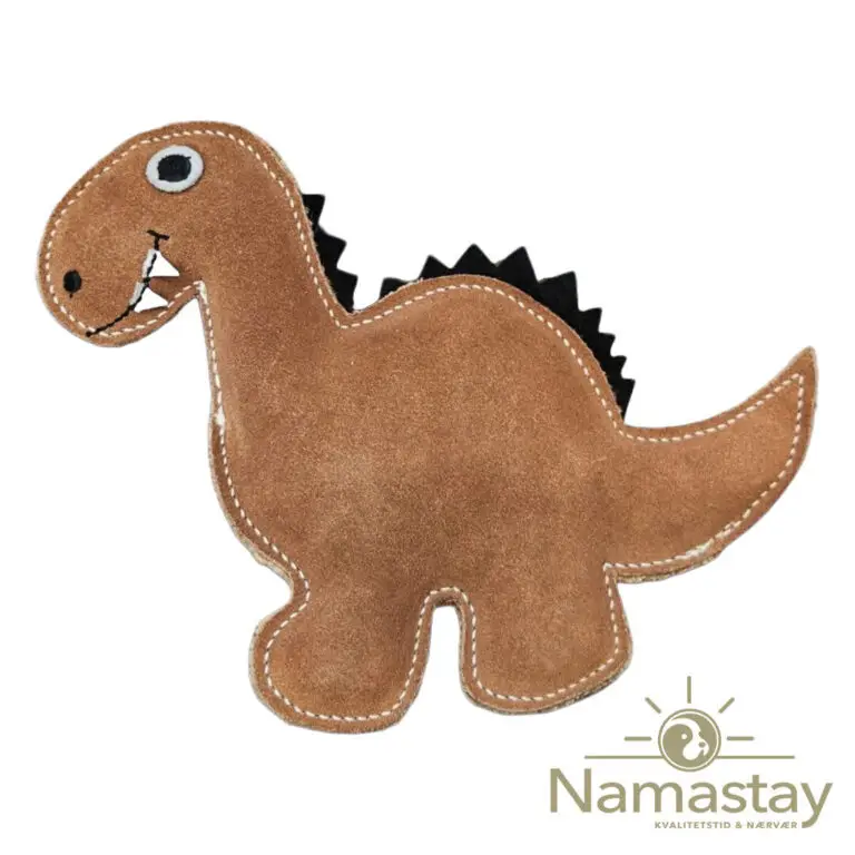 Namastay Dinosaur Ruskind Naturligt Hundelegetøj