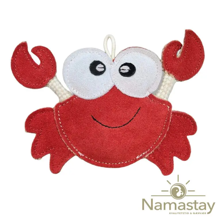 Namastay Krabbe Ruskind Naturligt Hundelegetøj