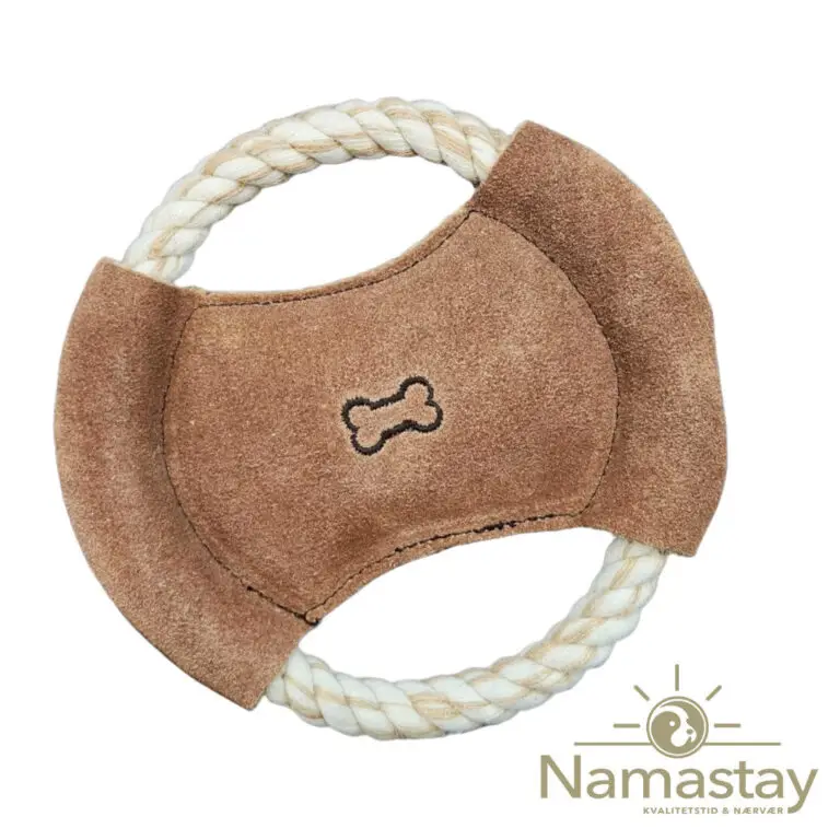 Namastay Frisbee Ruskind & Reb Naturligt Hundelegetøj