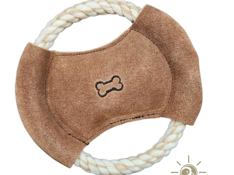 Namastay Frisbee Ruskind & Reb Naturligt Hundelegetøj