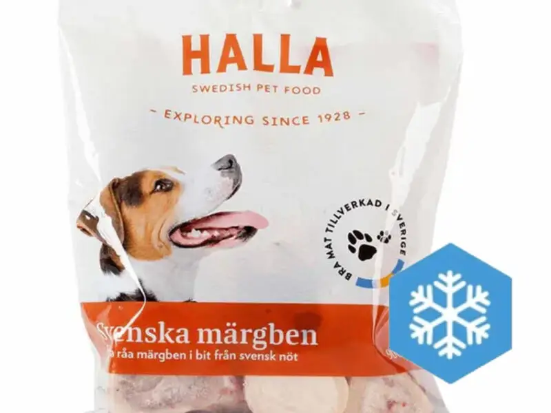 Halla BARF Frosne Okse Marvben 900 g