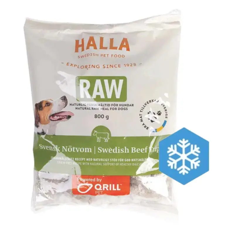 Halla Raw BARF Frosne Kødboller Oksekallun 800 g