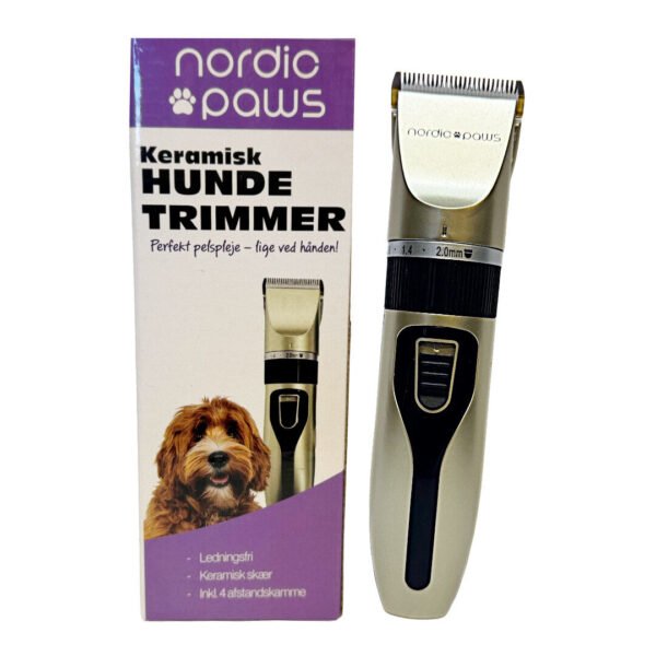 Nordic Paws Hundetrimmer Med Keramisk Skær