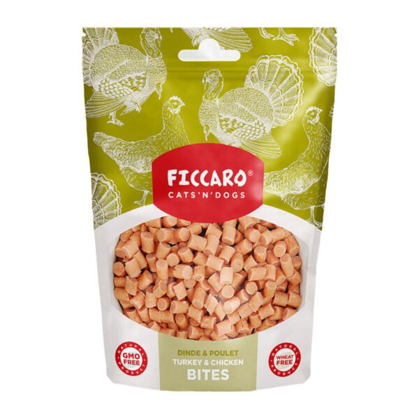 Ficcaro Godbidder Small Chicken Bites Kylling & Kalkun 100 g
