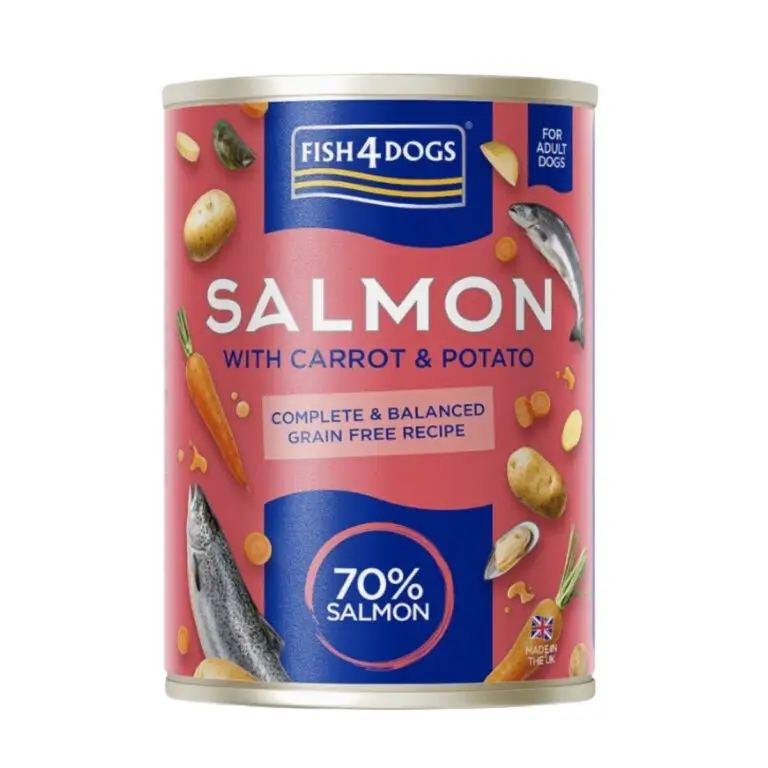 Fish4Dogs Vådfoder Laks & Gulerod 395 g
