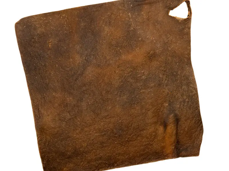 Stor Tyggeplade Kamelhud 20 x 20 cm
