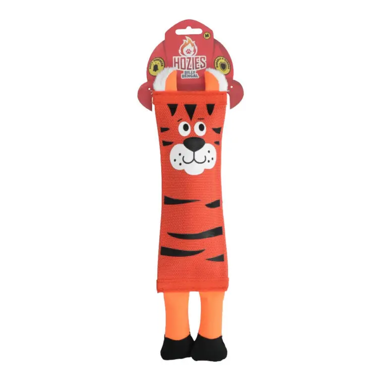 Hozies Brandslange Pivdyr Tiger Hundelegetøj