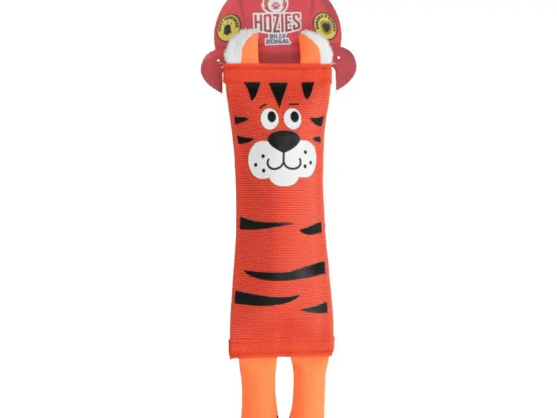 Hozies Brandslange Pivdyr Tiger Hundelegetøj