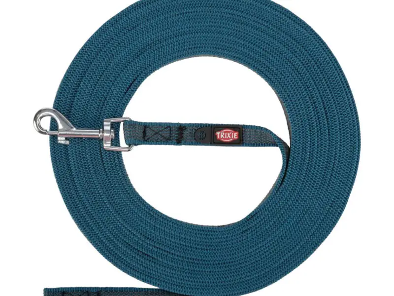 Trixie Sporline Nylon Easy-Grip Træningsline Petrol