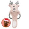 Julelegetøj Plys Rensdyr Med Reb Hundelegetøj
