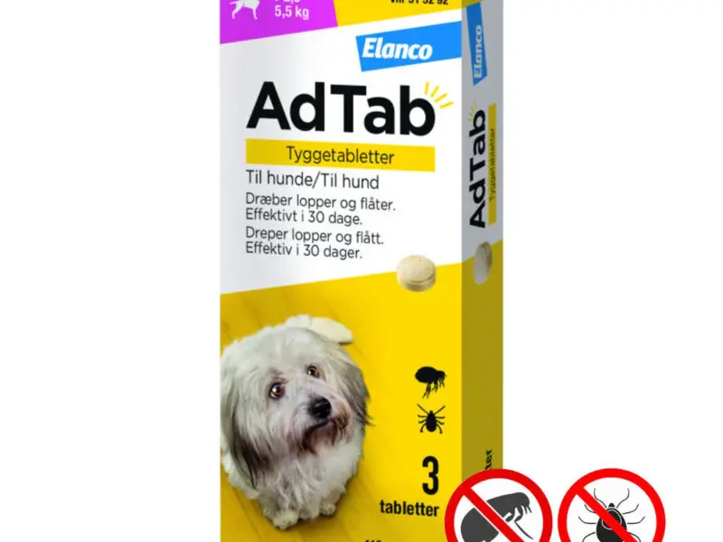 AdTabs Tyggetabletter Lille Hund (2,5-5,5 kg) 3 Piller