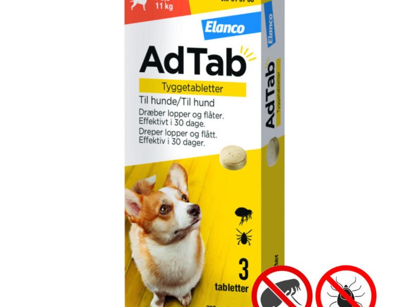 AdTabs Tyggetabletter Lille Hund (5,5-11 kg) 3 Piller