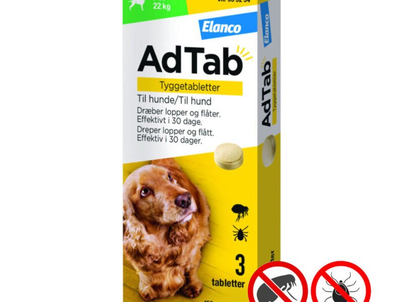 AdTabs Tyggetabletter Mellem Hund (11-22 kg) 3 Piller