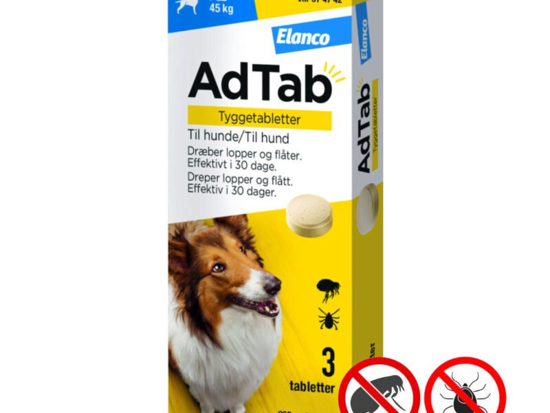 AdTabs Tyggetabletter Stor Hund (22-45 kg) 3 Piller